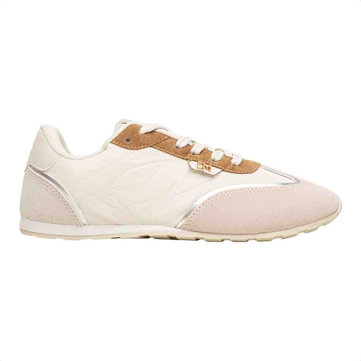Tênis Chuteira Casual Feminino Dm Pilar Off White