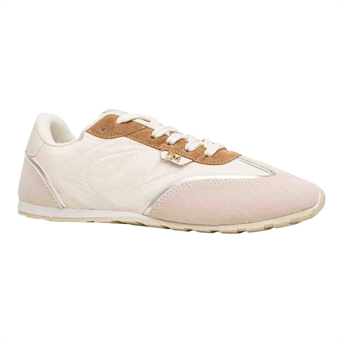 Tênis Chuteira Casual Feminino Dm Pilar Off White Branco 2