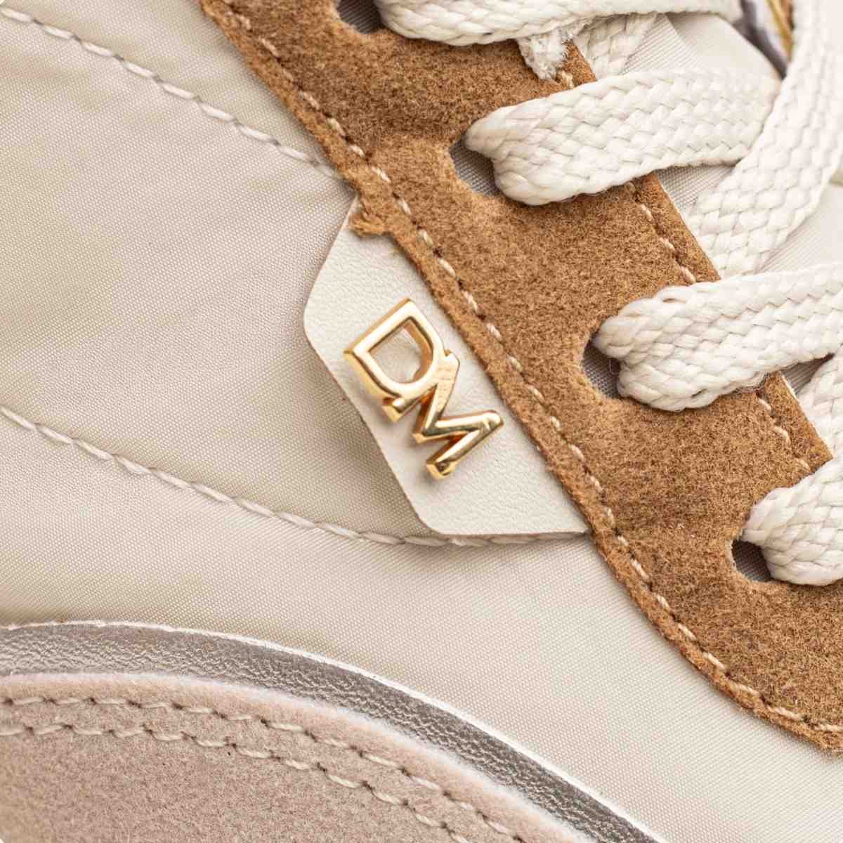 Tênis Chuteira Casual Feminino Dm Pilar Off White Branco 3