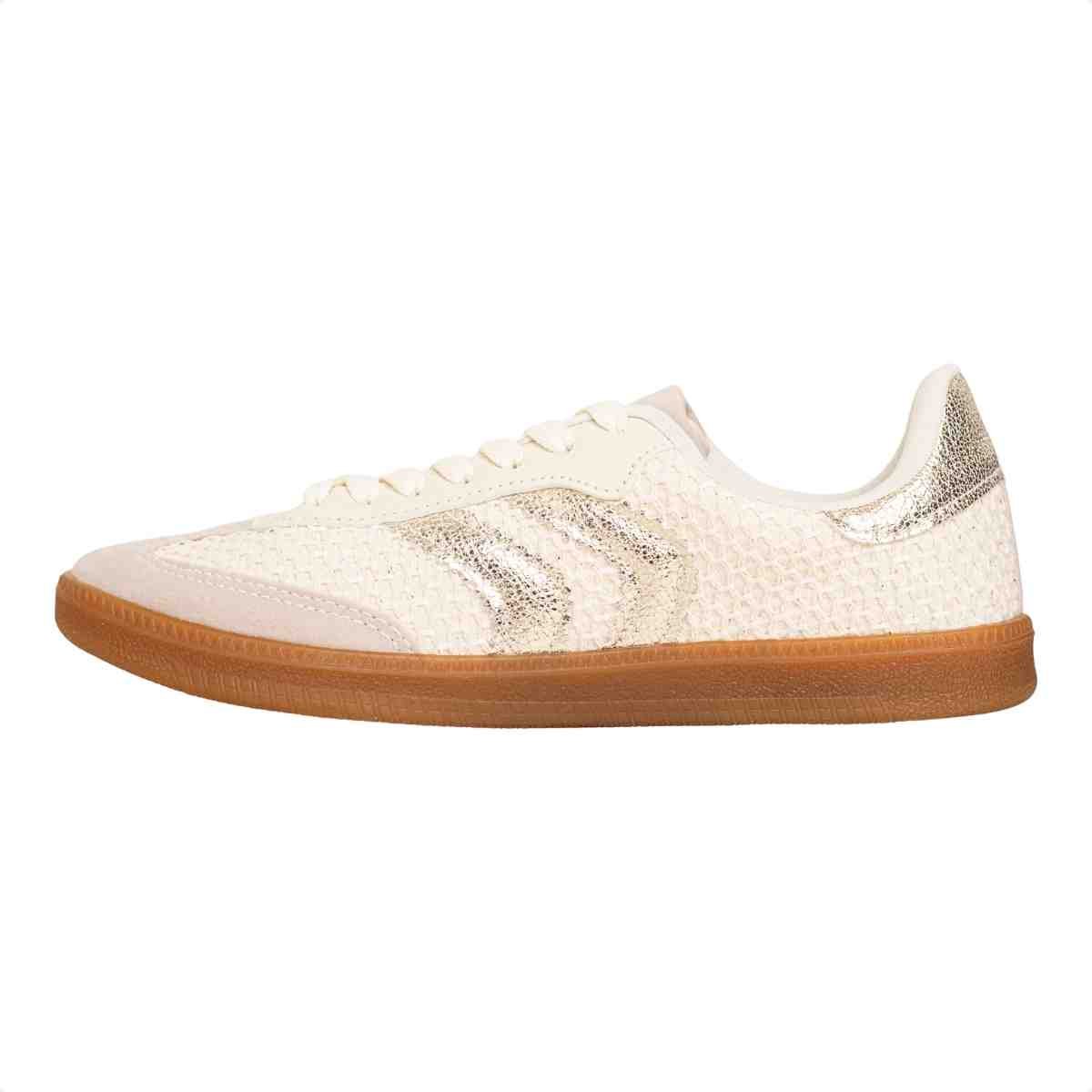 Tênis Moda Casual Feminino Nylon Maitê Dm Off White Branco 5