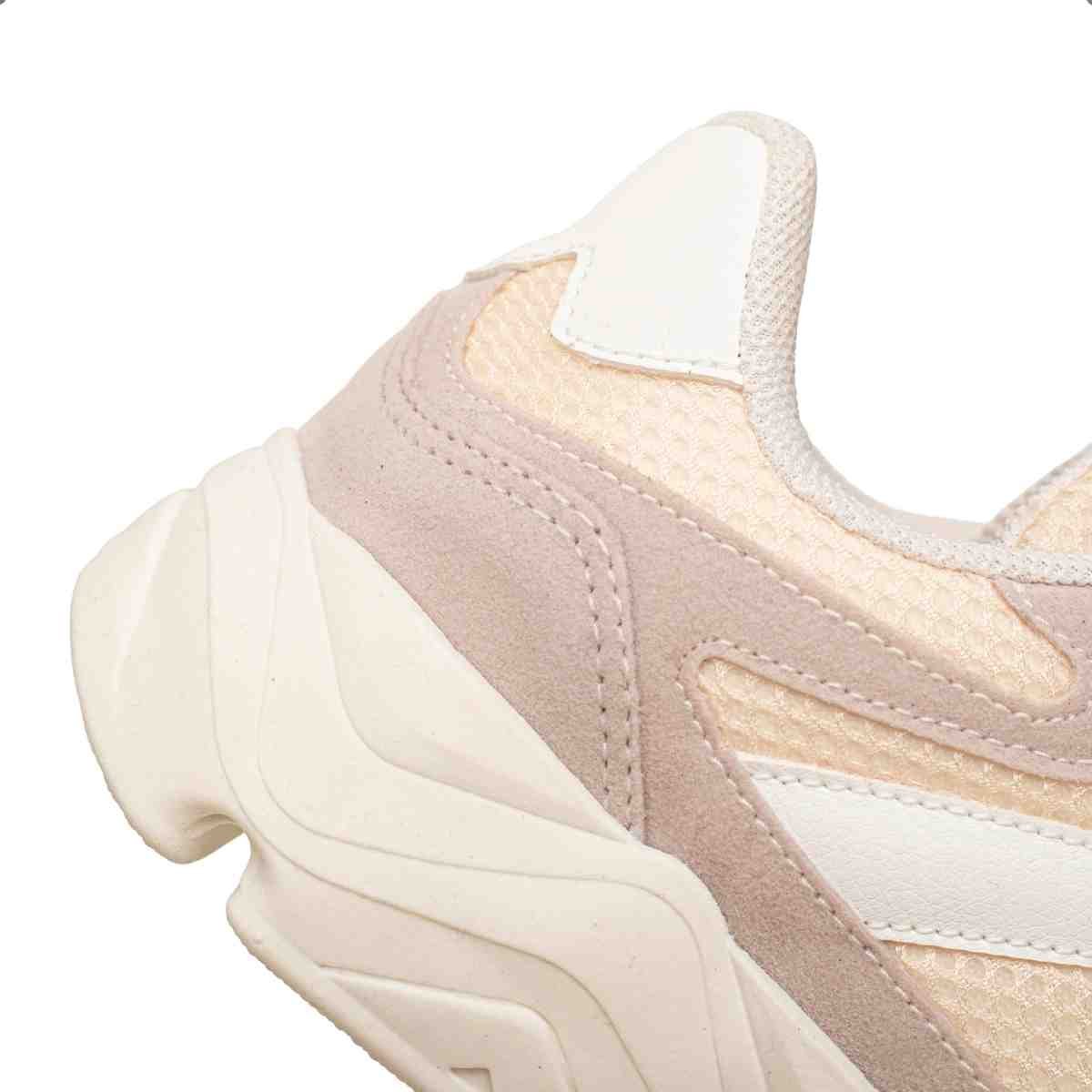 Tênis Casual Feminino Dm Fani Off White Branco 7