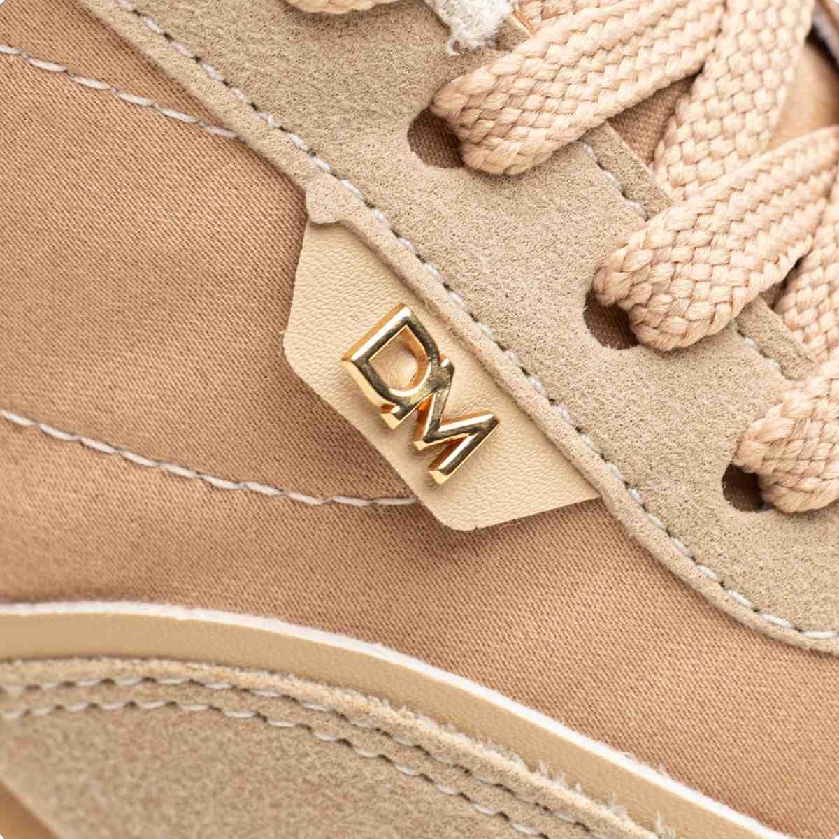 Tênis Chuteira Casual Feminino Dm Pilar Bege Bege 3