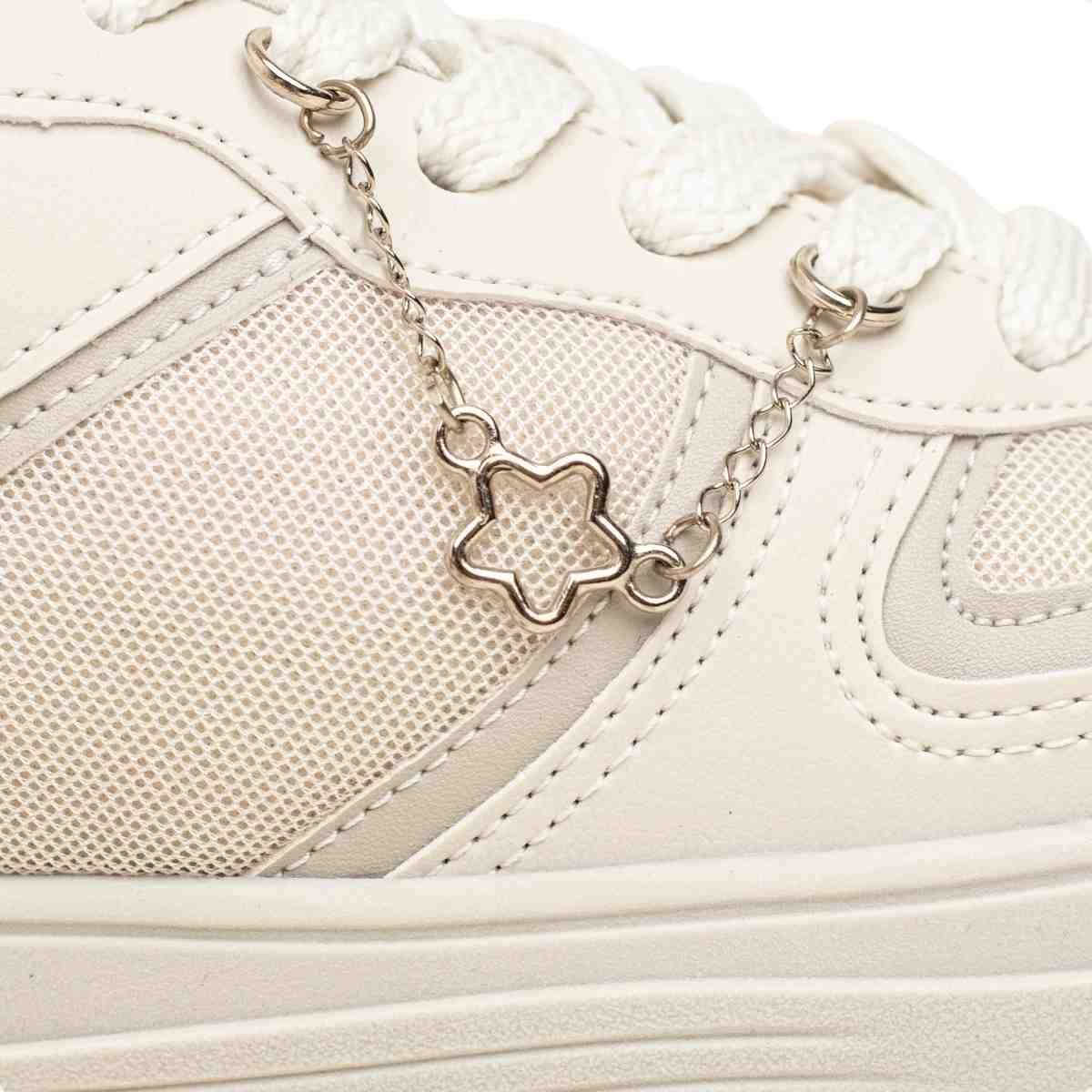 Tenis Moda Fem Lízis 20009-03 Branco 3