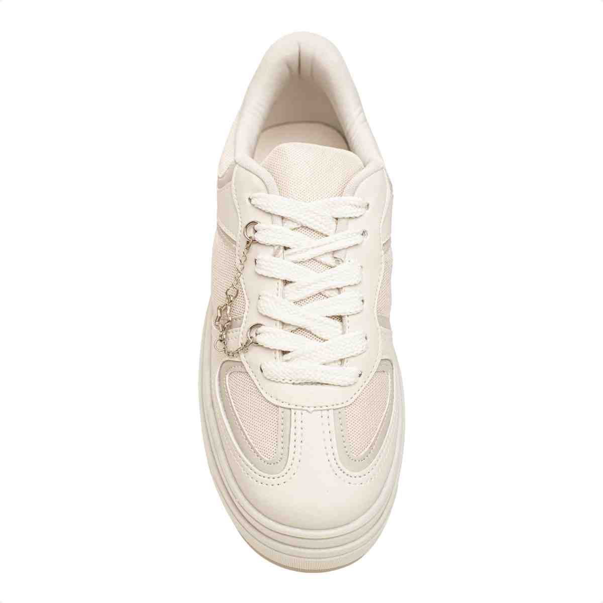 Tenis Moda Fem Lízis 20009-03 Branco 6