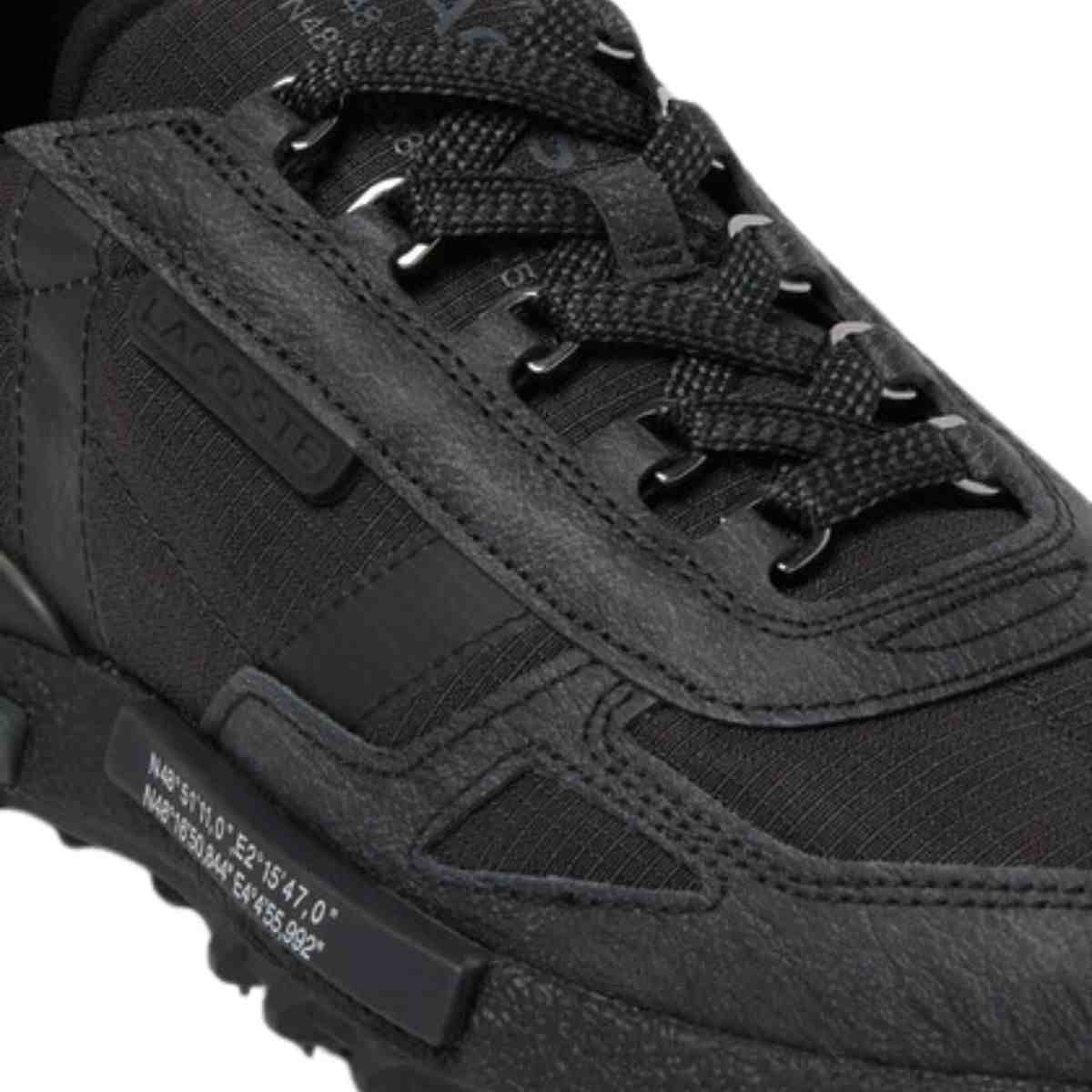 Tênis Casual Masculino Lacoste Elite Active Preto Preto 5