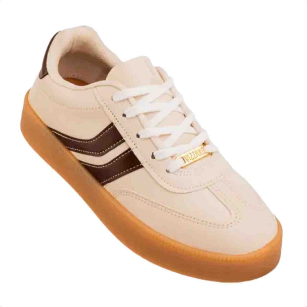 Tenis Moda Feminino Vizzano Branco Off Branco 2