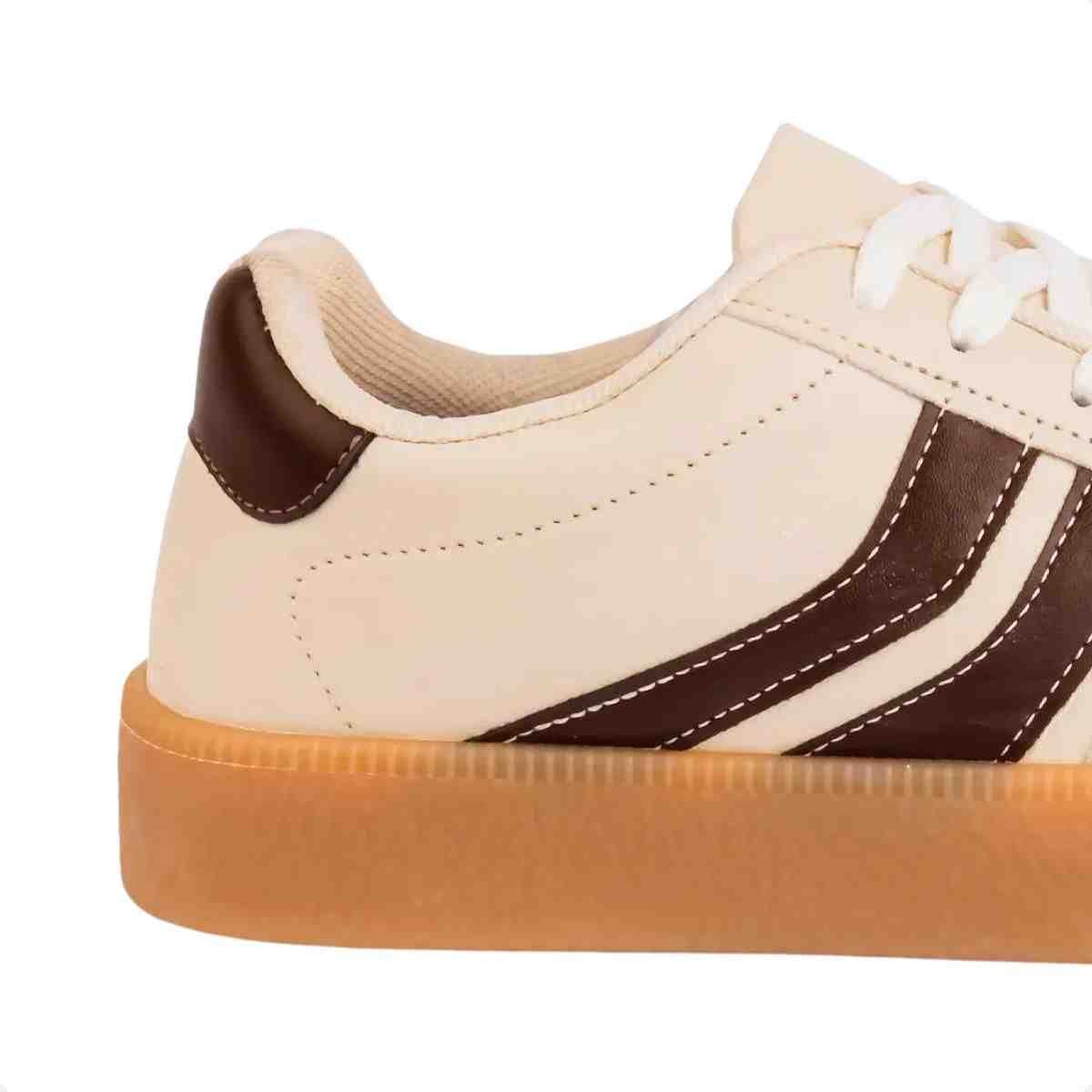 Tenis Moda Feminino Vizzano Branco Off Branco 7