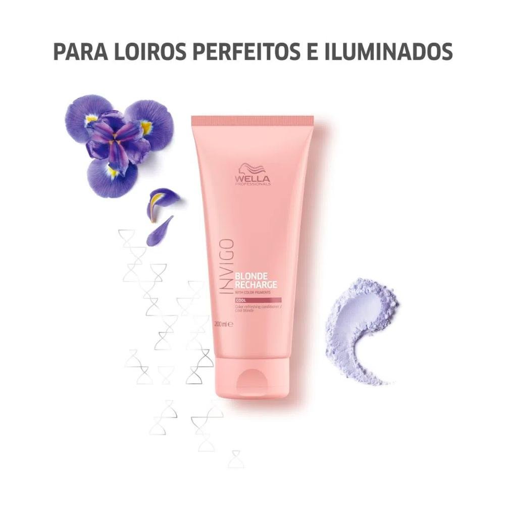 Condicionador Blonde Recharge Invigo 200ml - Wella 200ml 3