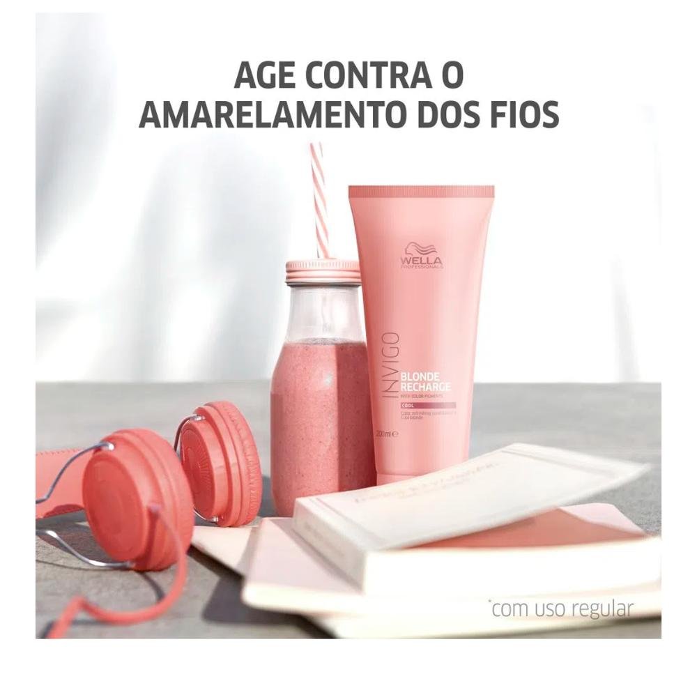 Condicionador Blonde Recharge Invigo 200ml - Wella 200ml 4