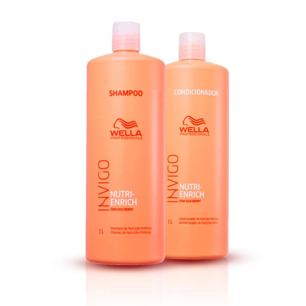 Kit Enrich Shampoo e Condicionador 1L - Wella ÚNICO 1