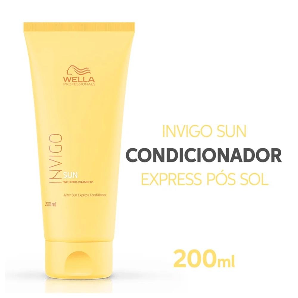 Condicionador Invigo Sun 200ml - Wella 200ml 4