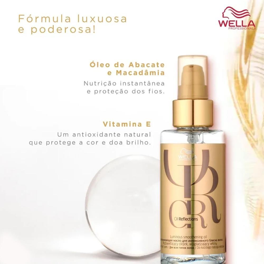 Óleo Capilar Oil Reflections 100ml - Wella Professionals 100ml 3