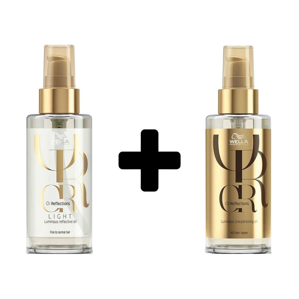 Kit Oil Reflections e Oil Reflections Light 100ml - Wella ÚNICO 1