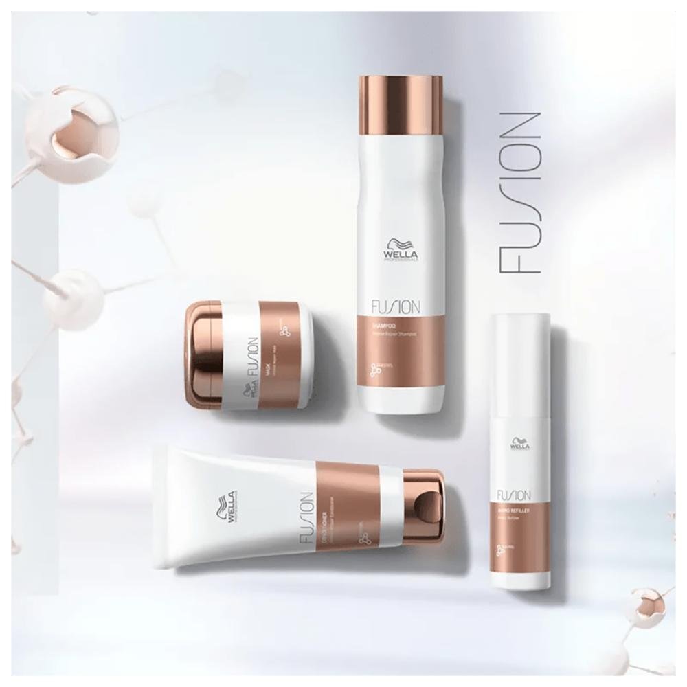 Kit Shampoo, Máscara Fusion e Oil Reflections Light - Wella ÚNICO 5