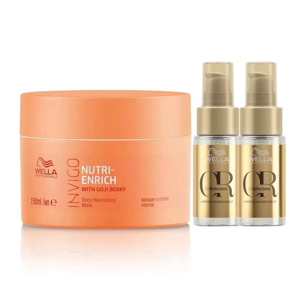 Kit Nutri Enrich Máscara 150ml e 2 Oil Reflections 30ml