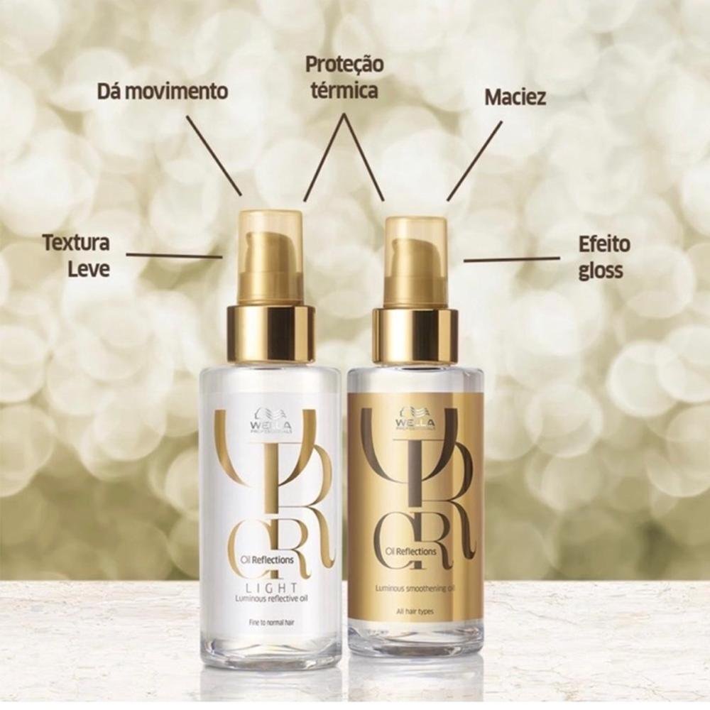 Kit Oil Reflections Ligth e Oil Reflections 100ml -Wella ÚNICO 2