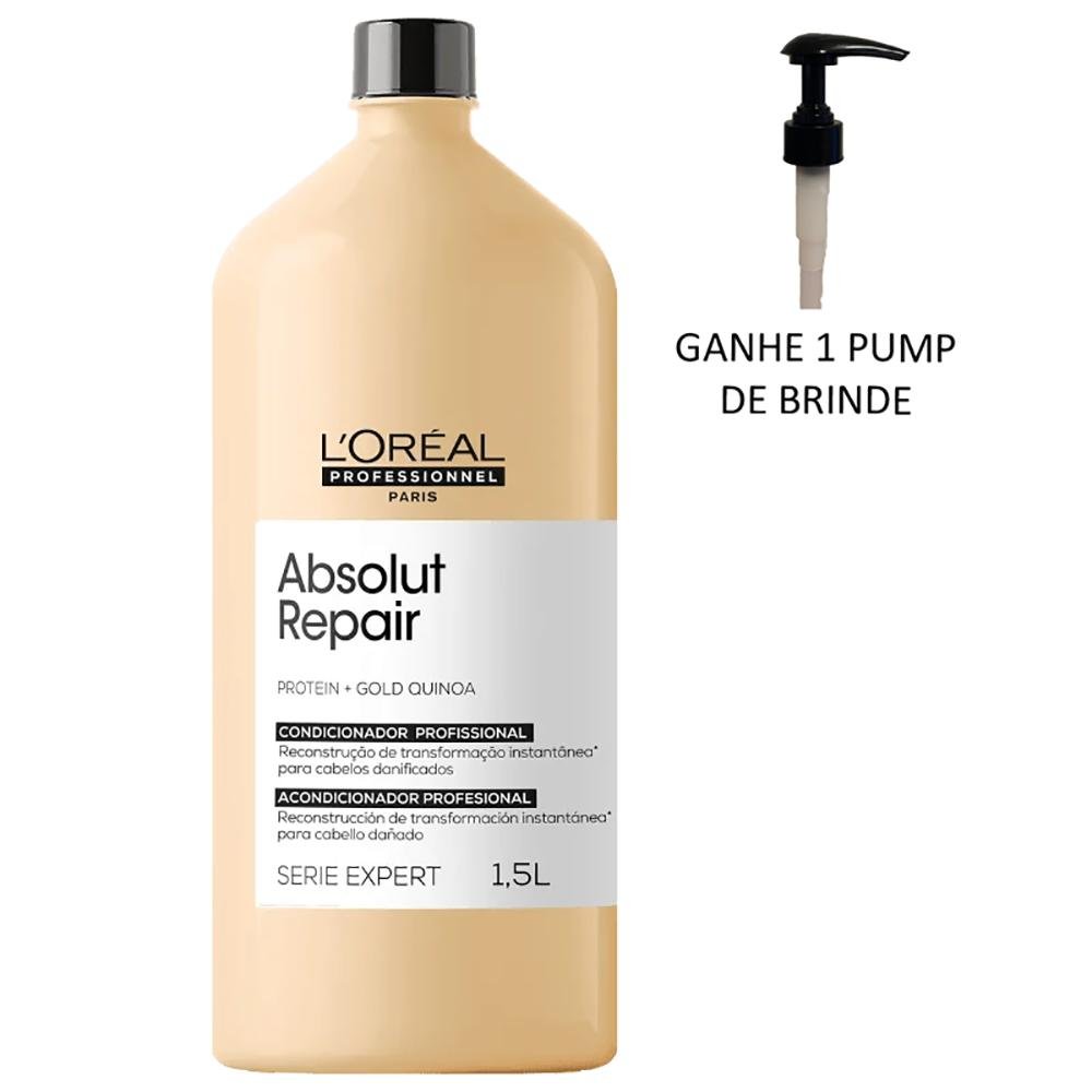 Condicionador Absolut Repair GQuinoa + Protein 1,5L L'oreal 1,5L 1