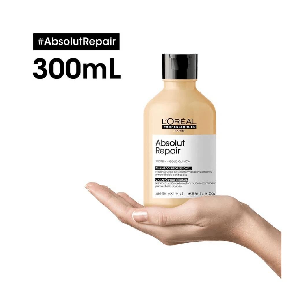 Shampoo Absolut Repair Expert Gold Quinoa 300ml -  L'Oréal 300ml 3
