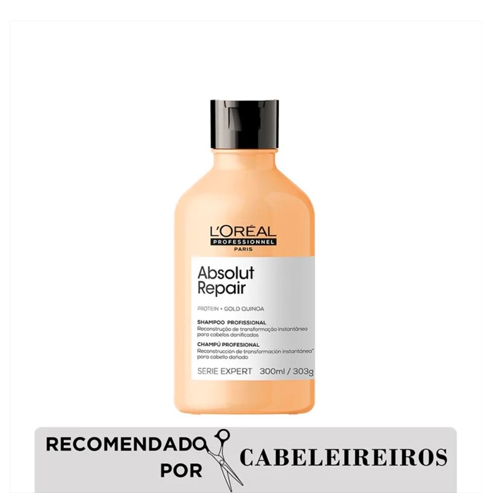 Shampoo Absolut Repair Expert Gold Quinoa 300ml -  L'Oréal 300ml 4