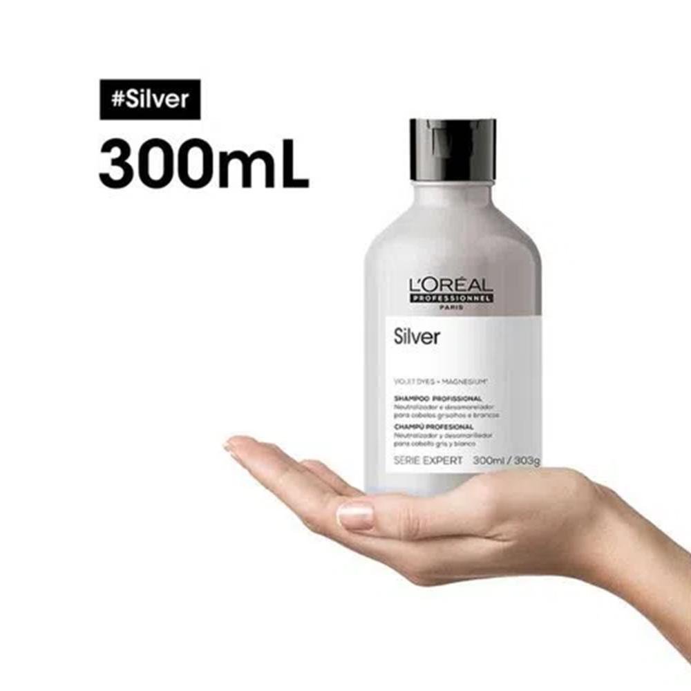 Shampoo Silver 300ml - L'oreal Professionnel 300ml 3