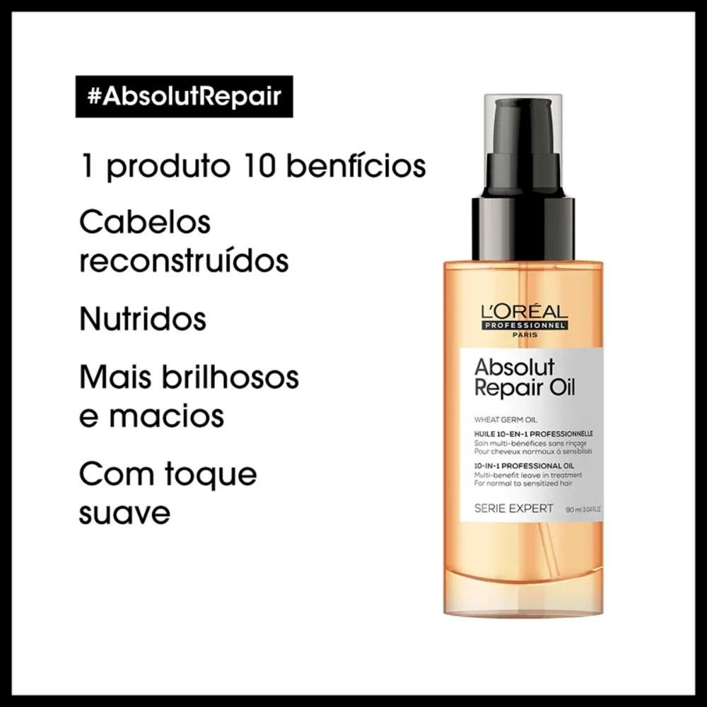 Oil Reparador Absolut Repair 90ml - L'Oreal Professionnel 90ml 3