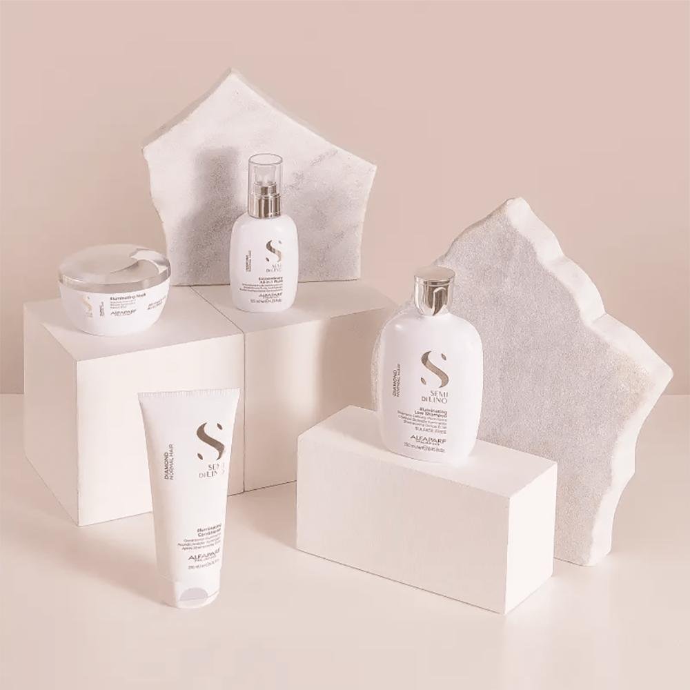 Shampoo Semi Di Lino Diamond Illuminating 250ml - Alfaparf 250ml 6