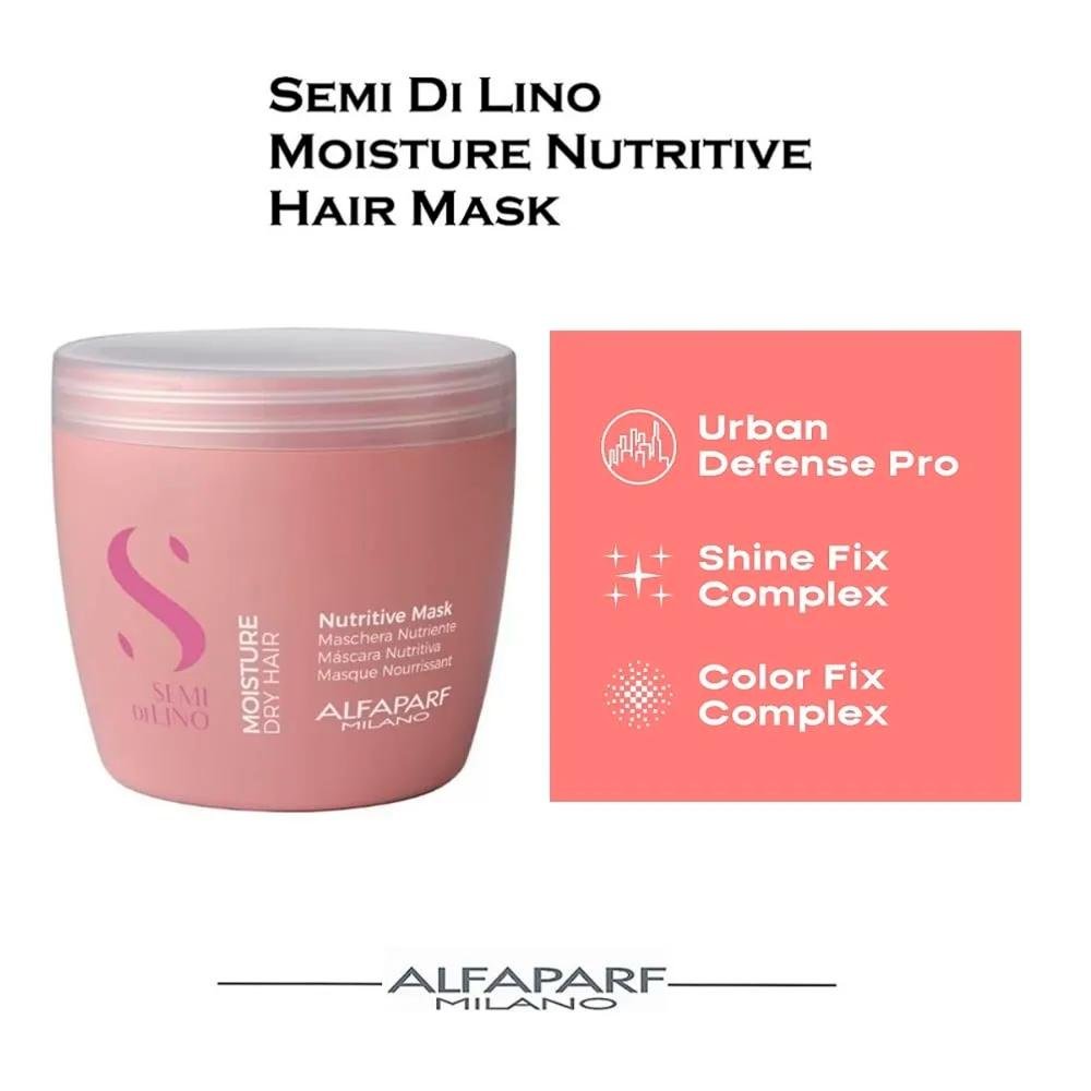 Máscara Semi Di Lino Moisture Nutritive 500ml - Alfaparf 500ml 3