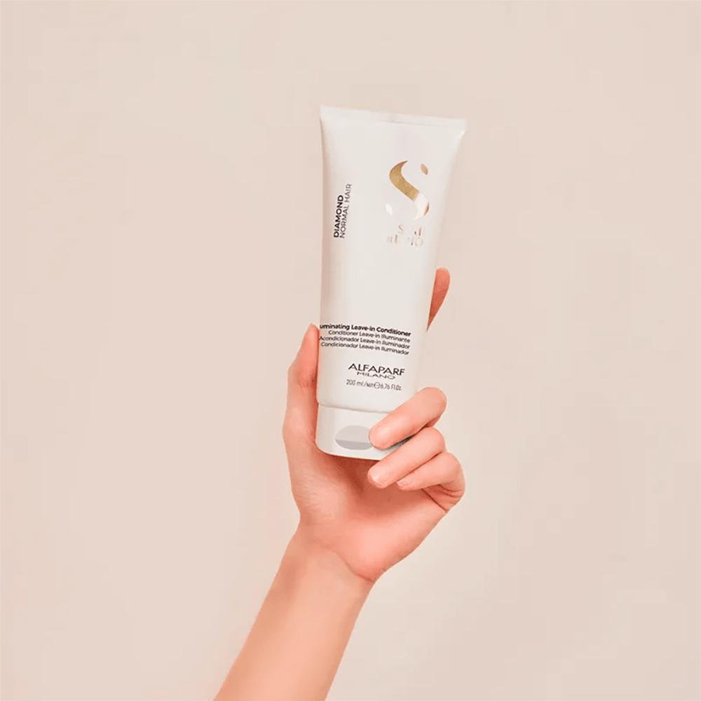 Leave-in Semi Di Lino Diamond Illuminating 200ml - Alfaparf 200ml 4