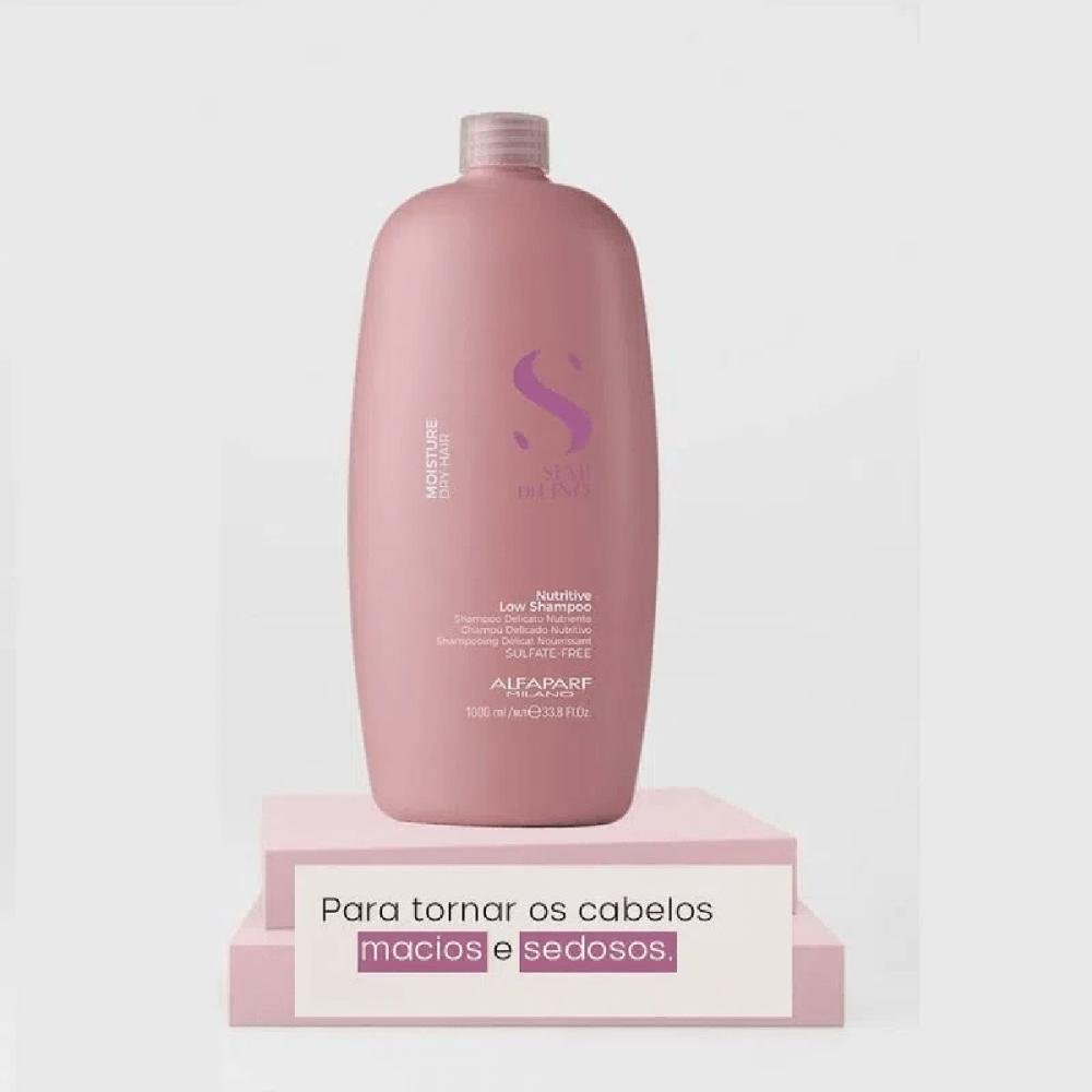 Shampoo Semi Di Lino Moisture Nutritive Low - 1L - Alfaparf 1L 4