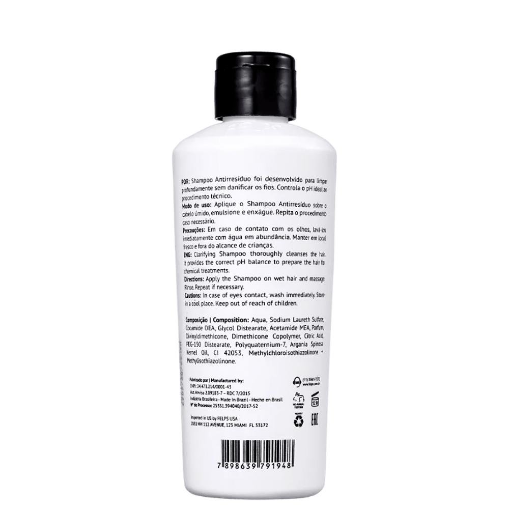 Shampoo Antirresíduo 250ml - Felps 250ml 2