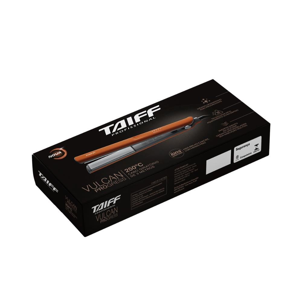 Chapa Vulcan PROgress 250°C Bivolt - Taiff Profissional Bivolt 3