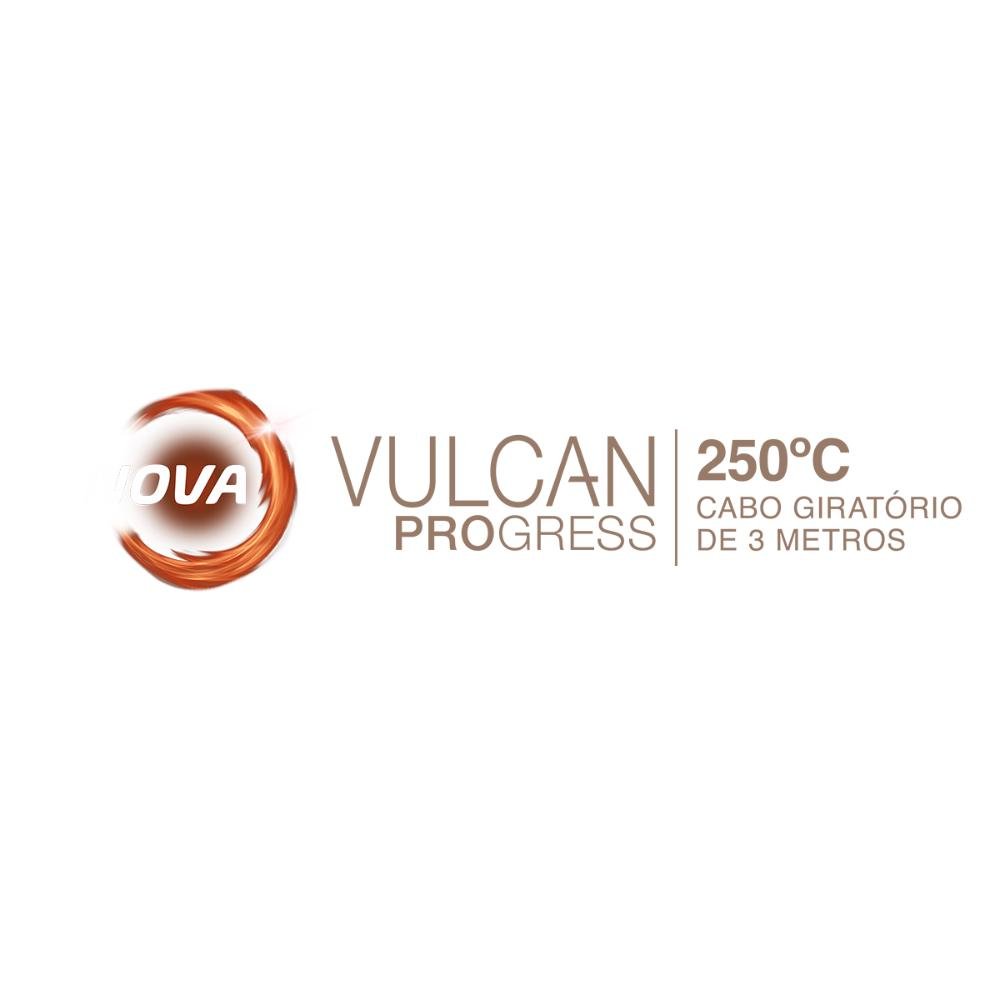 Chapa Vulcan PROgress 250°C Bivolt - Taiff Profissional Bivolt 5