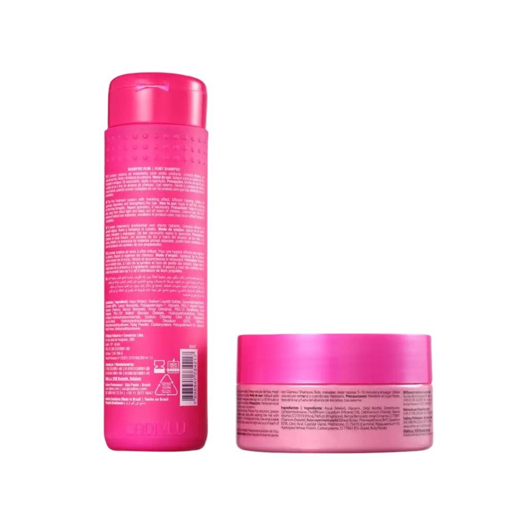 Kit Glamour Glossy Rubi Duo (2 Produtos) - Cadiveu ÚNICO 2