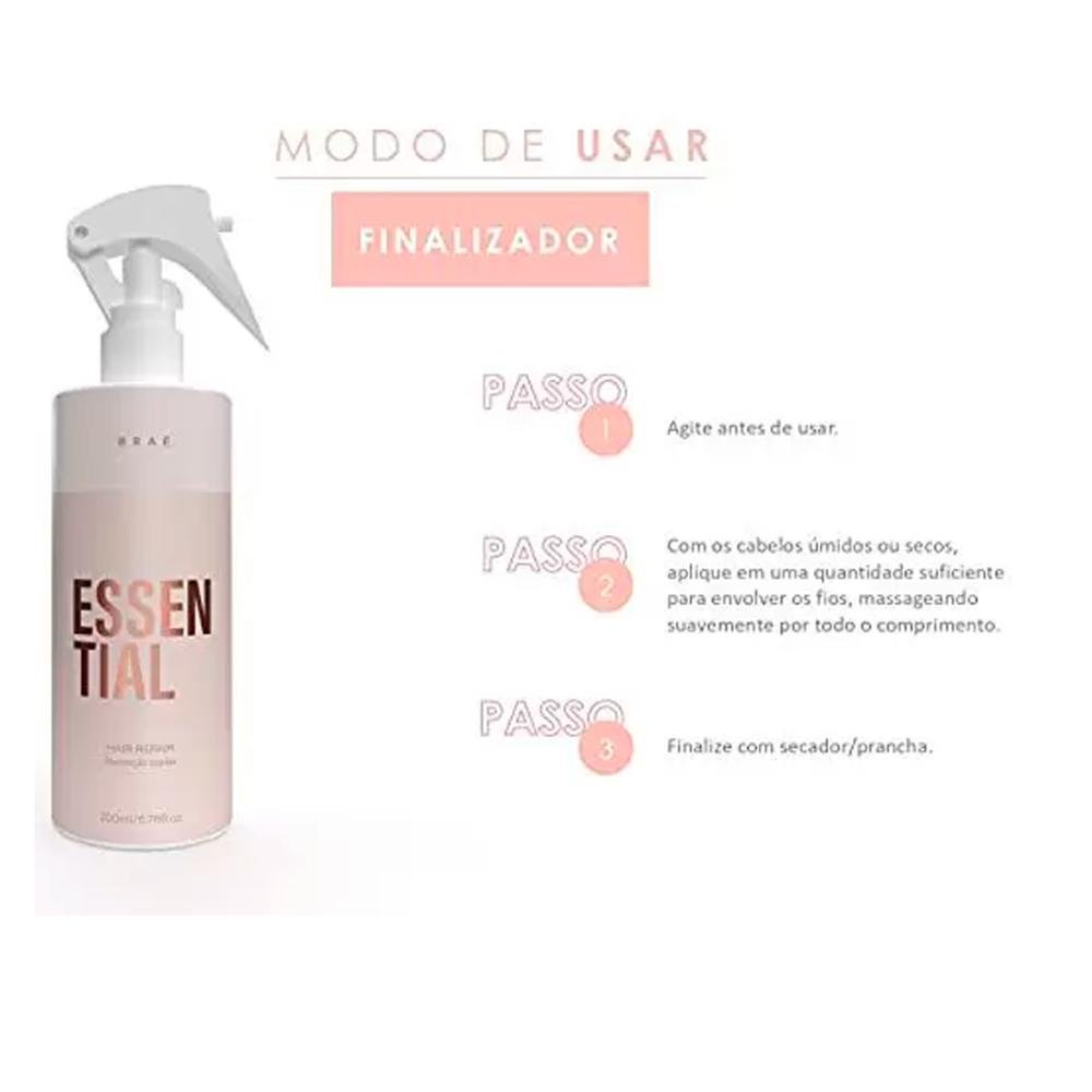 Leave-in Essential 260ml - BRAÉ 260ml 4