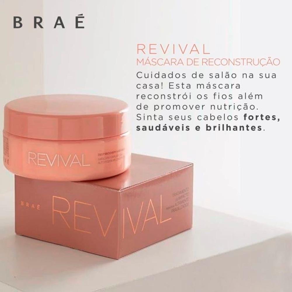 Máscara Capilar BRAÉ Revival Reconstrutor - 200ml 200ml 4