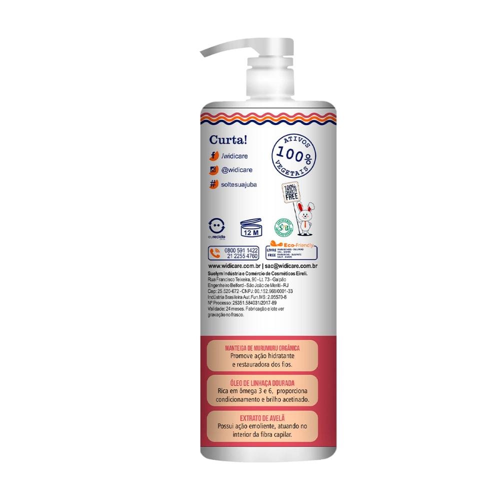 Encaracolando a Juba Creme de Pentear 1L - Widi Care 1L 3