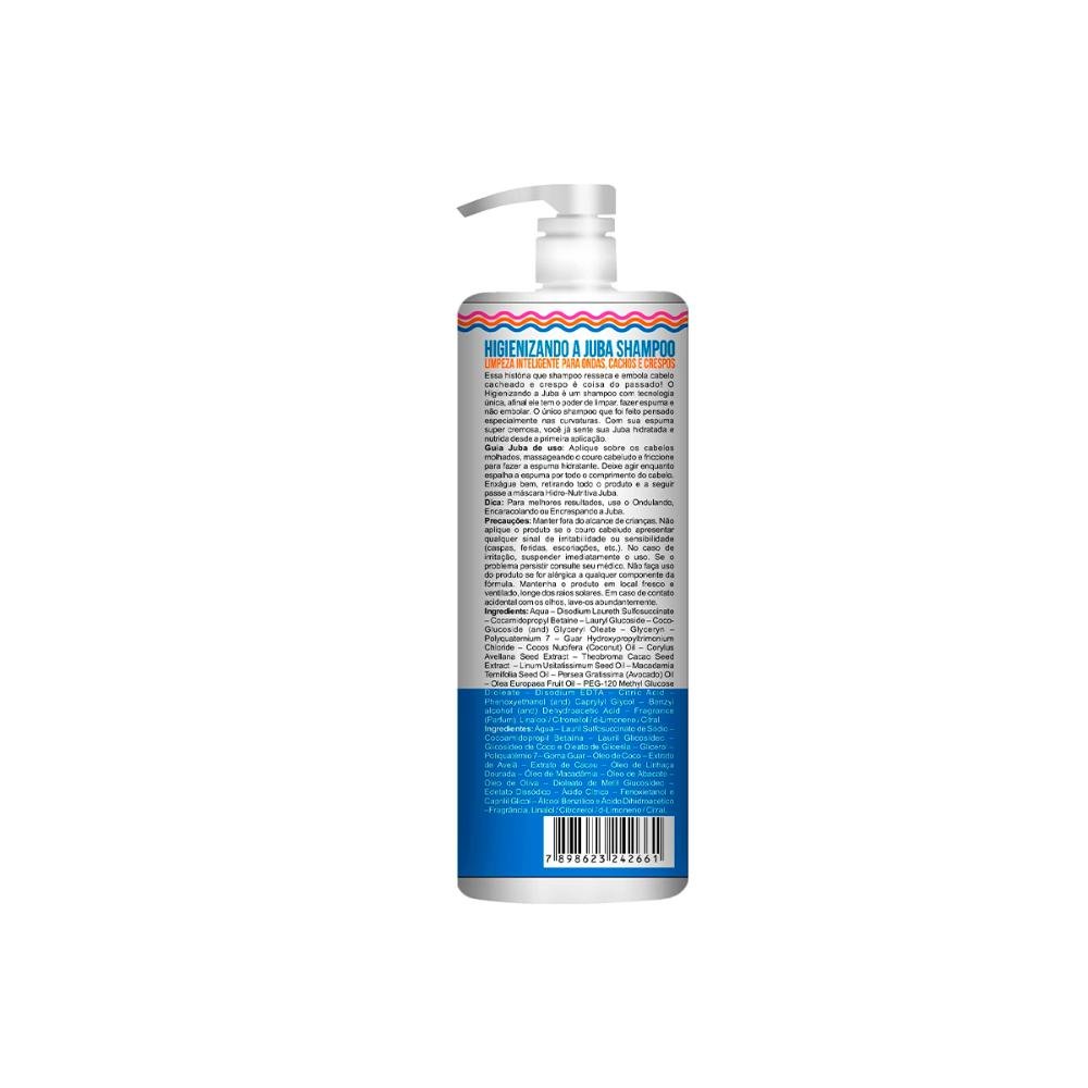 Higienizando a Juba Shampoo 1L - Widi Care 1L 3