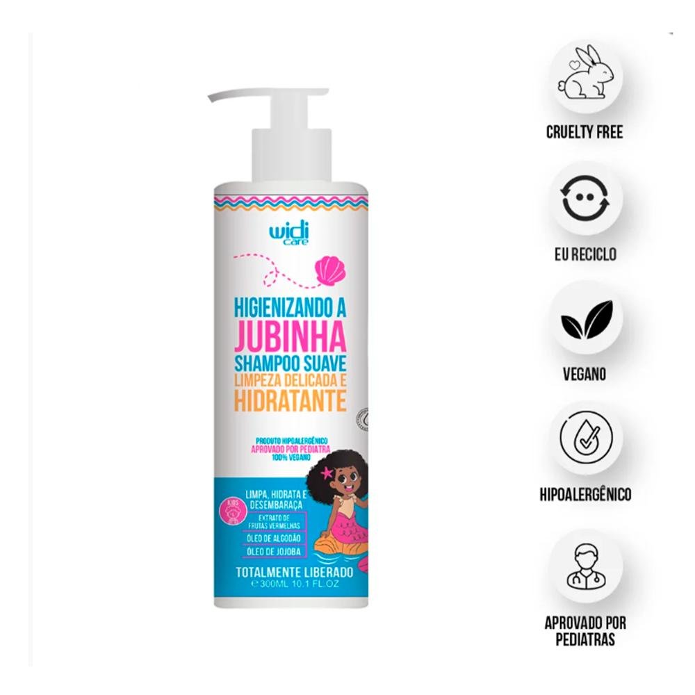 Widi Care Jubinha Shampoo Infantil Suave 300ml 300ml 4