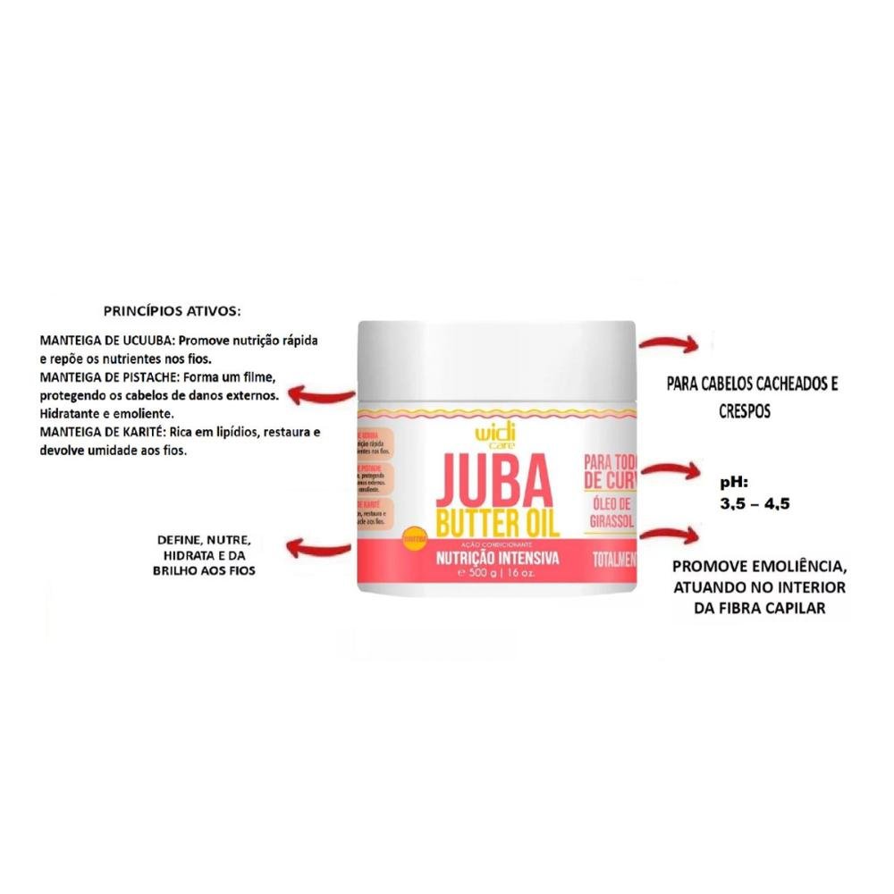 Juba Butter Oil Tratamento Capilar 500 g - Widi Care 500g 3