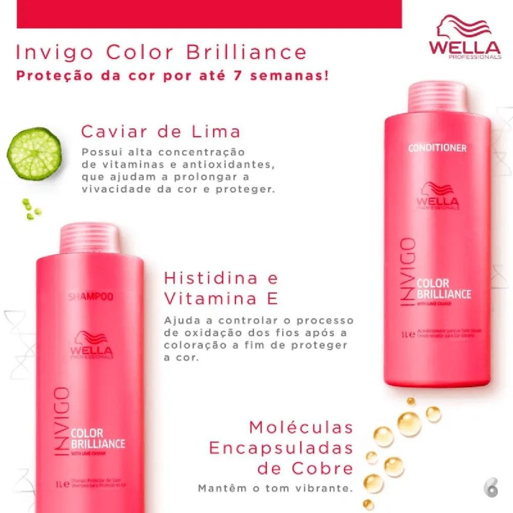 Condicionador Invigo Color Brilliance 1L - Wella 1L 3