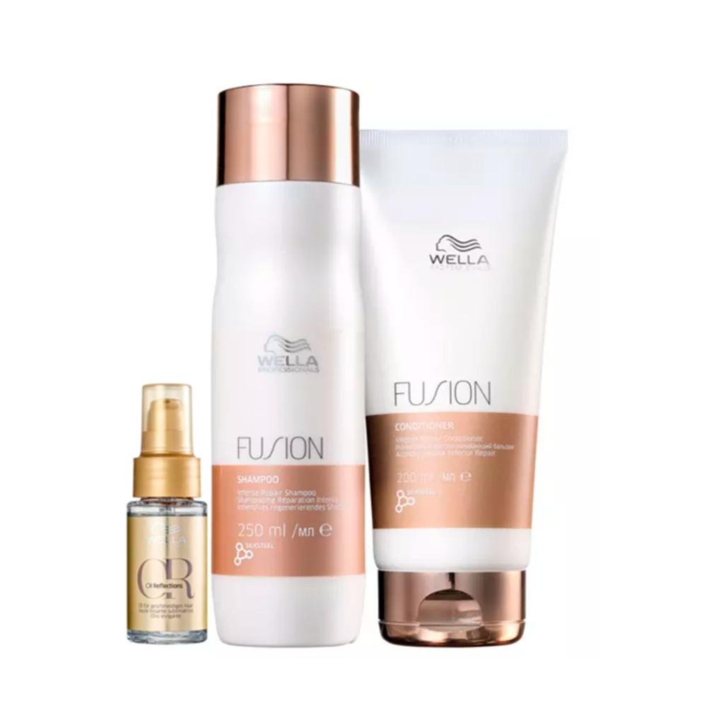 Fusion Shampoo, Condicionador e Oil Reflections - Wella ÚNICO 1