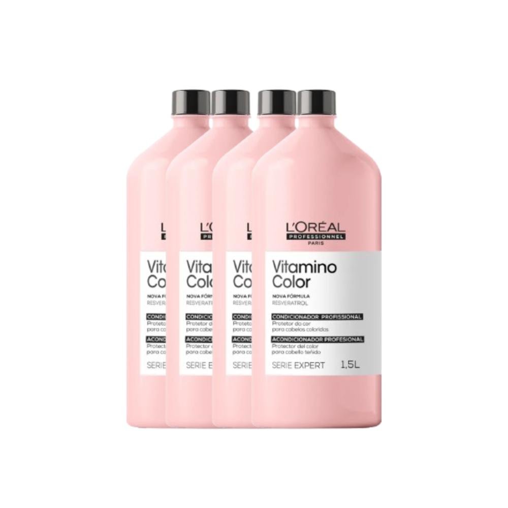 Kit (4und) Condicionador Vitamino Color 1,5L - LOréal 1,5L 2
