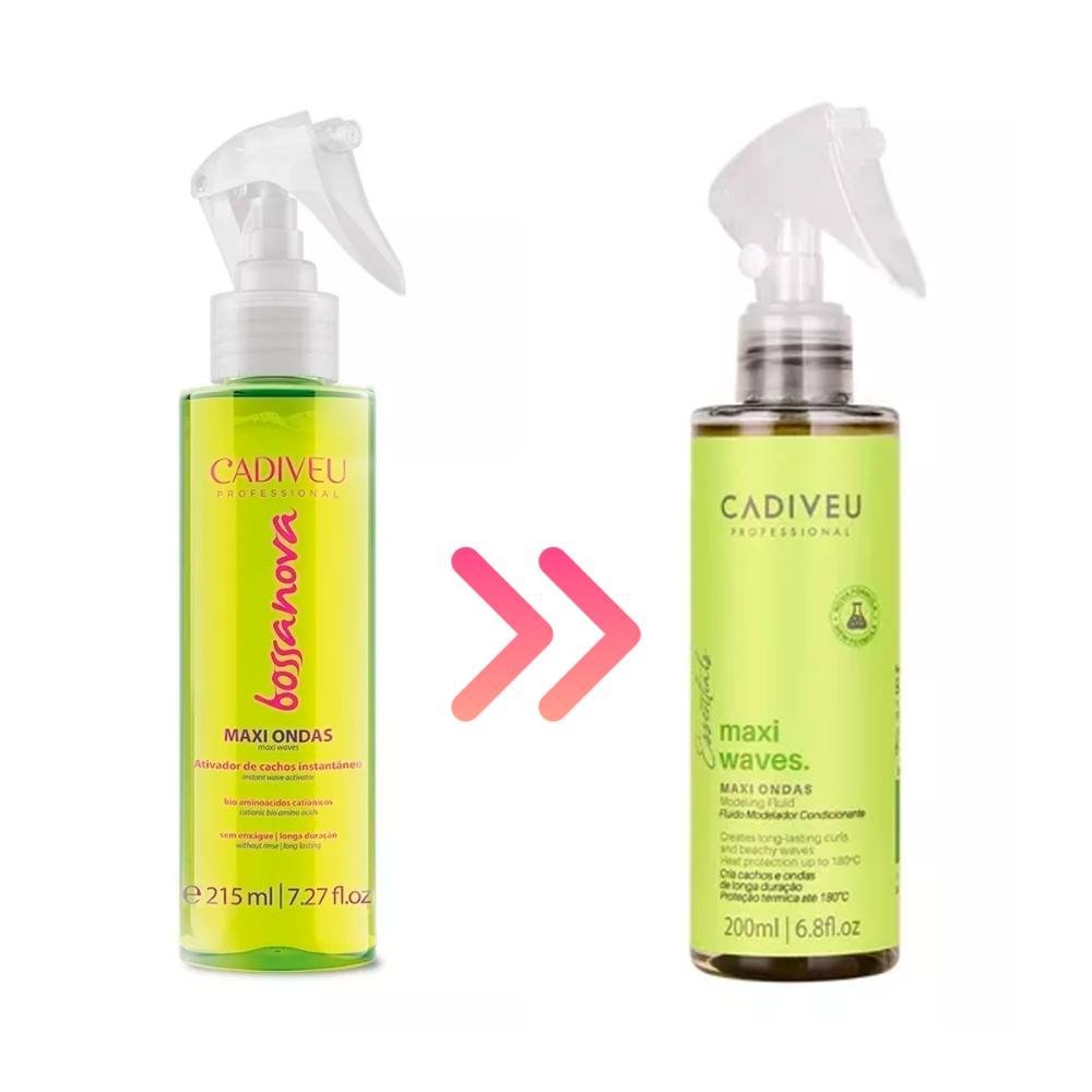 Kit 2 Ativadores De Cachos Bossa Nova 215ml - Cadiveu ÚNICO 2