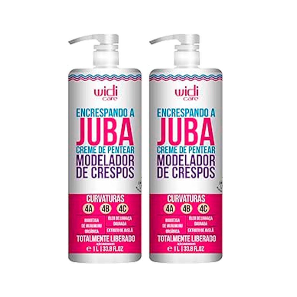 Kit 2 Encrespando a Juba Creme de Pentear 1L - Widi Care
