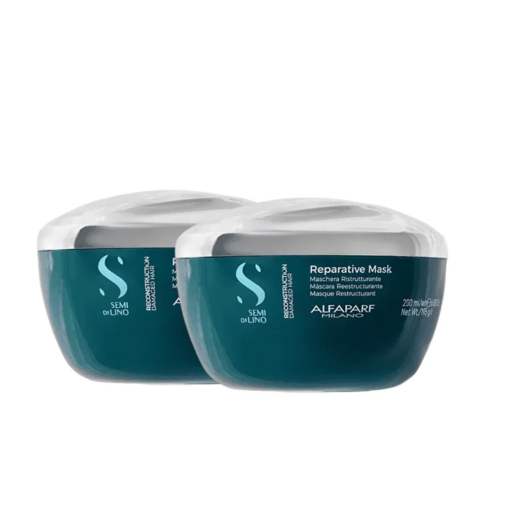 Kit 2 Máscaras Reparative Reconstruction 200ml - Alfaparf ÚNICO 1