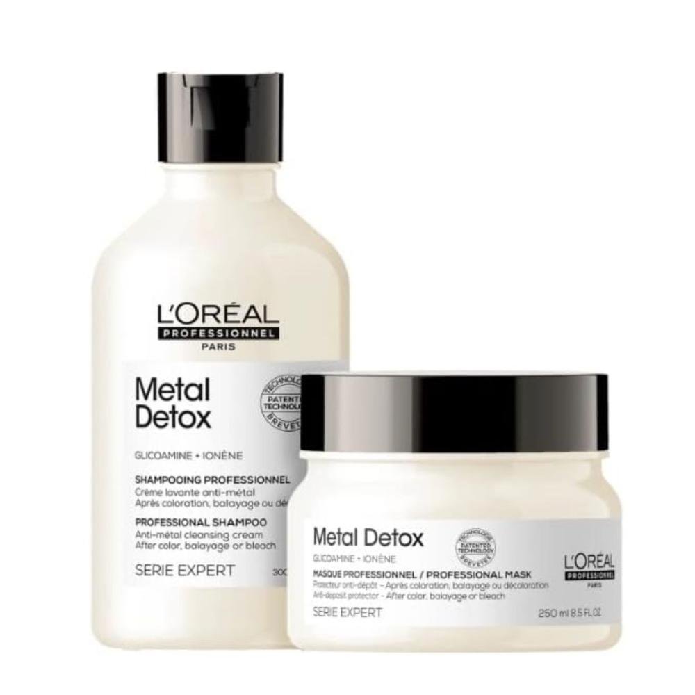 Kit Expert Metal Detox Máscara 250ml e Shampoo 300ml ÚNICO 1