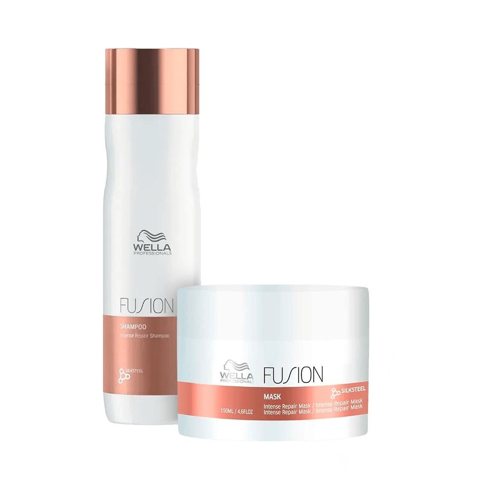 Kit Fusion Shampoo 250ml e Máscara 150ml - Wella ÚNICO 6