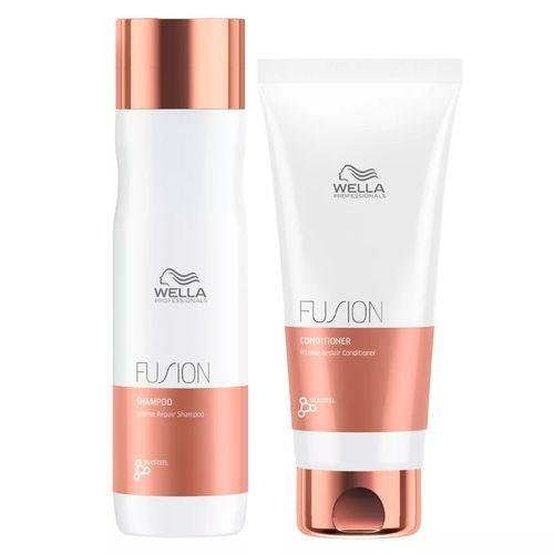 Kit Fusion Shampoo e Condicionador - Wella Professionals ÚNICO 6