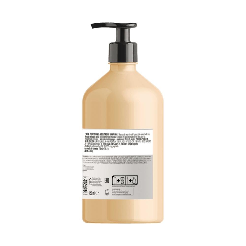 Kit Gold Quinoa Shampoo 750ml e Máscara 500ml - L'Oréal Professionnel ÚNICO 2