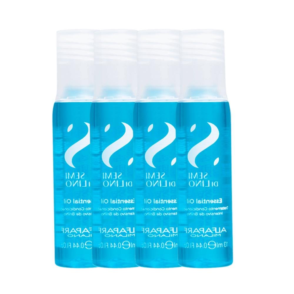 Kit 4 Ampolas Alfaparf Semi Di Lino Essential Oil - 13ml